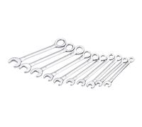 Draper Metric Midget Combination Spanner Set 10 Piece 15° offset jaw 19756