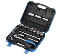 Draper Metric Socket Set 1/2"D Hexagon 24 Piece Standard Length 16362