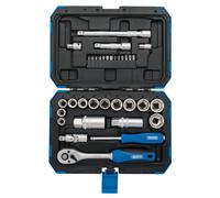 Draper Metric Socket Set, 3/8" Sq. Dr. (34 Piece)