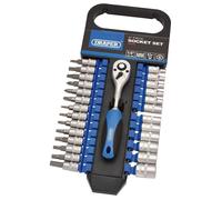 Draper 16370 Metric Socket Set 1/4in Sq. Dr. (27 Piece) per set