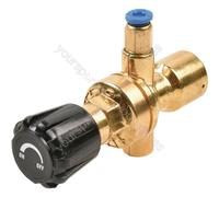 Draper MIG Gas Bottle Regulator Disposable Cylinder No Gauge