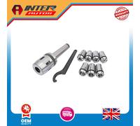 Draper Mill Chuck Set, MT3 - M12 Diameter, 4 - 16mm 04662