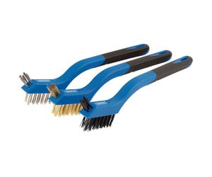 Draper Mini Brush Set With Tip Bristles For Hard To Reach Areas 3 Pieces