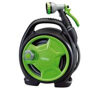 Draper Mini Hose Reel Set 10m with Spray Gun - Free Standing, Durable & Compact