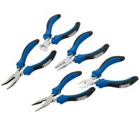 Draper MINI PLIER- S/GRIP 5PC 12544 12544 Soft Grip Mini Pliers Set (5 Piece)