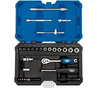 Draper Multi Drive Metric Socket Set 1/4"D 43 Piece Standard Length 16479