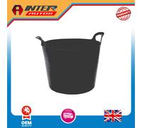 Draper Multi-Purpose Flexible Bucket, 42L, Black 43475