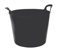 Draper Multi Purpose Flexible Bucket 42L Black home garden construction 43475