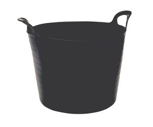 Draper Multi Purpose Flexible Bucket 42L Black home garden construction 43475