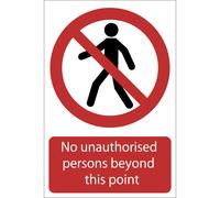 Draper No Unauthorised Persons Beyond This Point