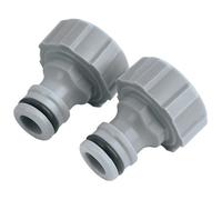 Draper Outdoor Tap Connectors, 3/4" (Pack of 2)