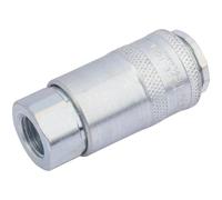 Draper PCL Parallel Airflow Air Line Coupling BSP Female Thread 1/4" BSP Pack of 1