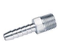 Draper 25840 PCL Male Screw Tailpiece, 1/4" BSP Taper, 1/4" Bore, Blue