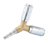 Draper PCL Twin Standard Coupling, 2 x Male Couplings, 1 x Tailpiece