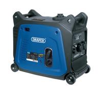 Draper Petrol Inverter Generator With Easy Pull Recoil Start Wheel Kit 2300W