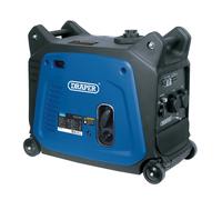 Draper Petrol Inverter Generator With Easy Pull Recoil Start Wheel Kit 2800W