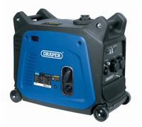 Draper Petrol Inverter Generator with Wheels - 2800W (3100W Max)