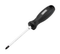 Draper Phillips Hard Grip Screwdriver, PH1 x 100mm - 13492 - Magnetic Tip, CRV Blade