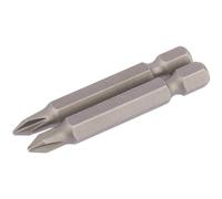 Draper Phillips Screwdriver Bit PH1 50mm Pack of 2