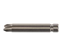Draper Cross Slot Insert Bit, 1/4" Hex, 75mm Long, No.2 (Pack of 2)