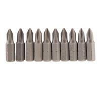 Draper 64060 Cross Slot Insert Bit 1/4in Hex 25Mm Long No.1 (Pack Of 10) per pack