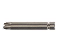 Draper Cross Slot Insert Bit, 1/4" Hex, 75mm Long, No.2 (Pack of 2)