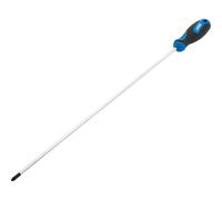 Extra Long Reach Soft Grip Cross Slot Screwdriver, No.2 x 450mm