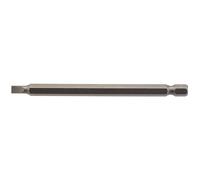 Draper Plain Slot Screwdriver Bit 4.5mm 1/4" Hex 100mm Long (Pack of 1) 64344