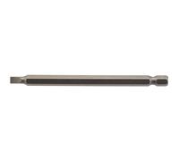 Draper Plain Slot Screwdriver Insert Bit 4.5mm 1/4" Hex 100mm Long 1 Pieces Grey