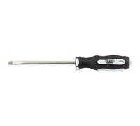 Draper Plain Slot Soft Grip Screwdriver 8.0 x 150mm Blasted Tips Soft Grip 34979