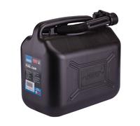 Draper Plastic Fuel Can, 10L, Black