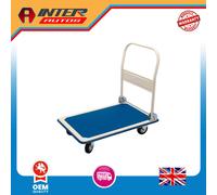 Draper Platform Trolley with Folding Handle, 900 x 600 x 850mm, 300kg 04692 0469