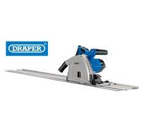 DRAPER PLUNGE TRACK SAW 1200W 165MM CIRCULAR WITH RAIL HEAVY DUTY WARRANTY 57341