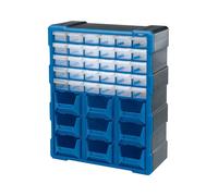 Draper Tools 31232 Nine Bin Organizer , Blue