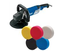 Draper Polisher Car Van Boat Buffer 180mm Pad Size 3M Cable And 5 Sponges 56680