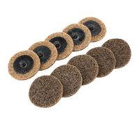 Draper Polycarbide Abrasive Pad Disc 50mm 50mm Coarse Pack of 10