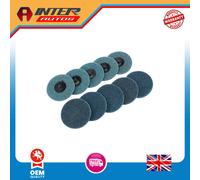 Draper Polycarbide Abrasive Pads, 75mm, Fine (Pack of 10) 75626