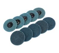 Draper Polycarbide Quick Change Abrasive Pads 75mm Fine 10 Pack 75626
