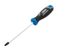 Draper Pound Thru Phillips Soft Grip Screwdriver, PH3 x 150mm - 13446 - Magnetic Tip, CRV Blade
