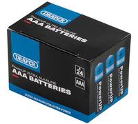 Draper Powerup Ultra Alkaline AAA Batteries Pack of 24