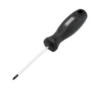 Draper Pozi Hard Grip Screwdriver Pz0 X 75Mm Pk 1 13512