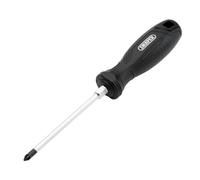 Draper Pozi Hard Grip Screwdriver, PZ1 x 100mm - 13514 - Magnetic Tip, CRV Blade