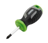 Draper Pozi Soft Grip Screwdriver, PZ1 x 38mm - 13367 - Magnetic Tip, CRV Blade