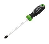 Draper Pozi Soft Grip Screwdriver, PZ3 x 150mm - 13375 - Magnetic Tip, CRV Blade