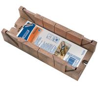 Draper Precision Mitre Box, 360mm x 165mm x 90mm - 10266 - Wood Angle Cutting Guide Miter Tool , Black