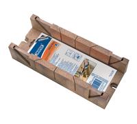 Draper Precision Mitre Box, 360mm x 165mm x 90mm - 10266 - Wood Angle Cutting Guide Miter Tool , Black