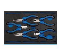 Draper Precision Plier Set in 1/4 Drawer EVA Insert Tray 5 Pc Soft Grip 63215