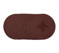 Draper Premium Aluminium Oxide Fibre Sanding Discs 115mm 60 Grit 10 Pieces
