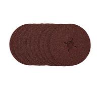 Draper Premium Aluminium Oxide Fibre Sanding Discs 125mm 24 Grit 10 Pieces