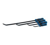 Draper Pry Bar Set With Shock-Resistant Soft Grip Handles 4 Pieces Blue/Black